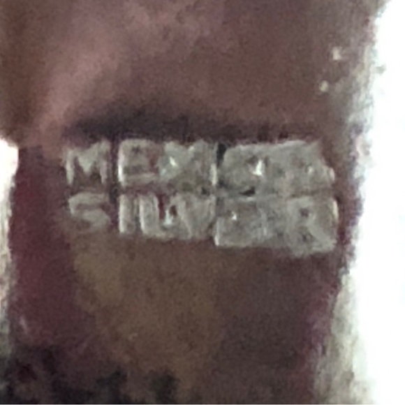 $78 Vintage Old Mexico Brooch Marked Silver Mexico - Picture 4 of 5